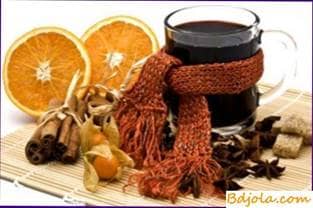 Mulled wine with honey