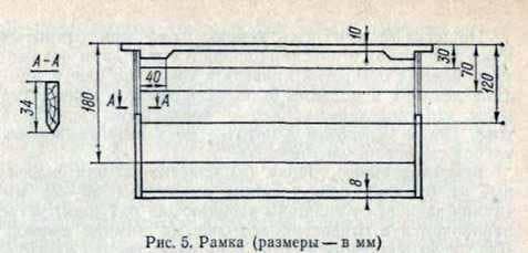 Frame for pavilion hives