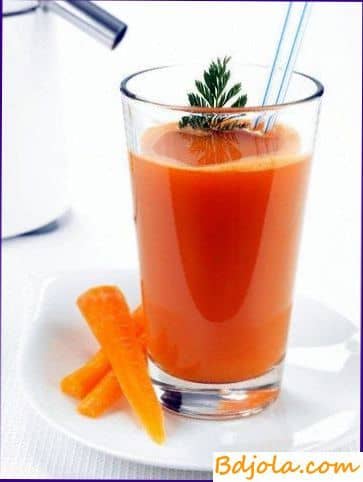 Carrot juice with honey anti cold way to defeat the flu