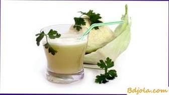 Cabbage juice with honey