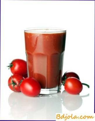 Tomato juice with honey