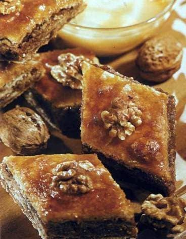 How to cook baklava with honey