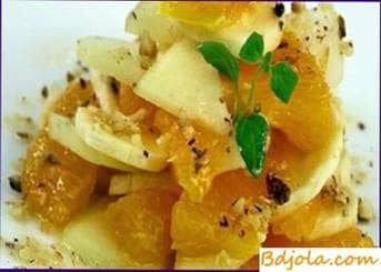 Recipes of fruits with honey